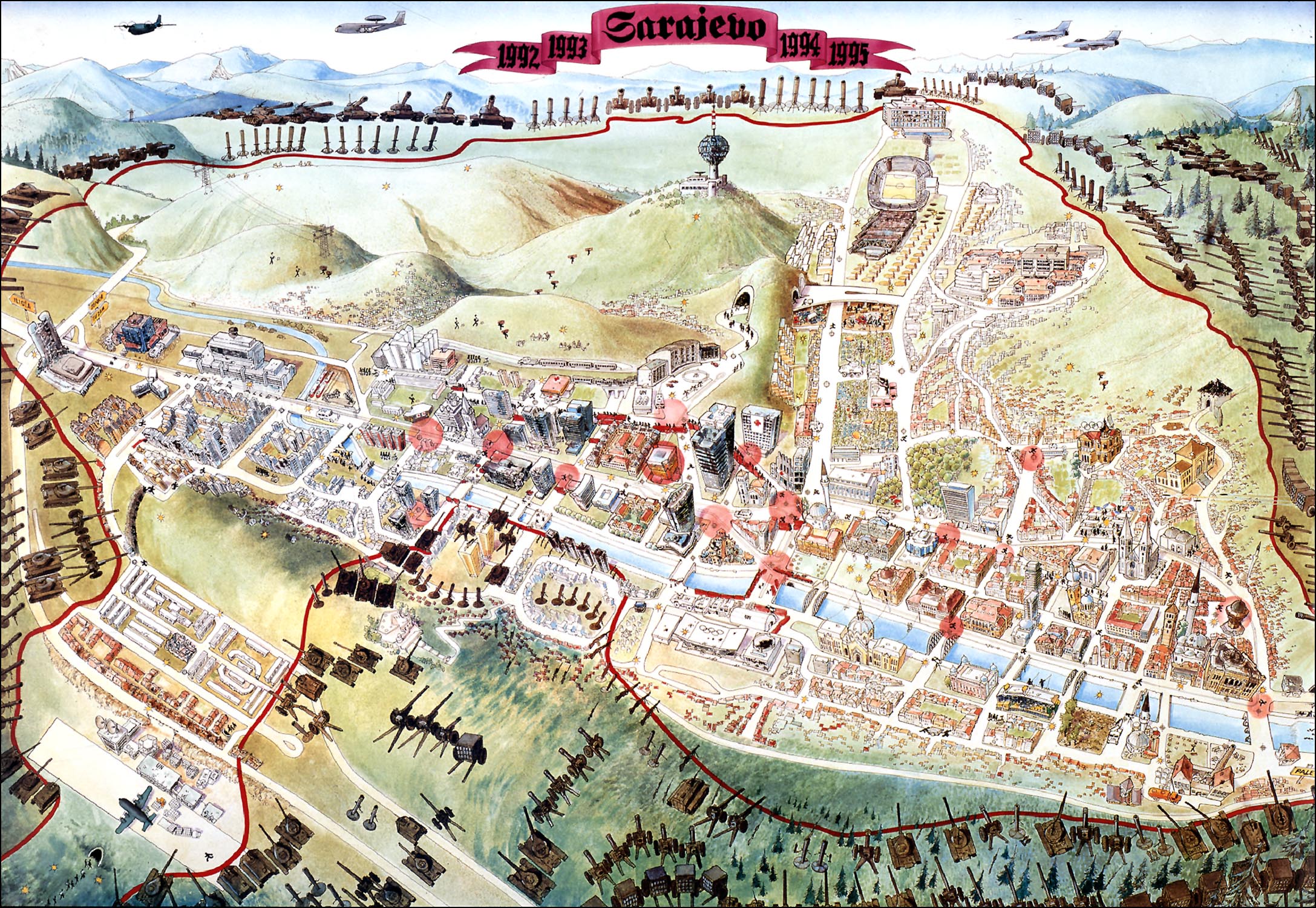 Sarajevo Survival Map